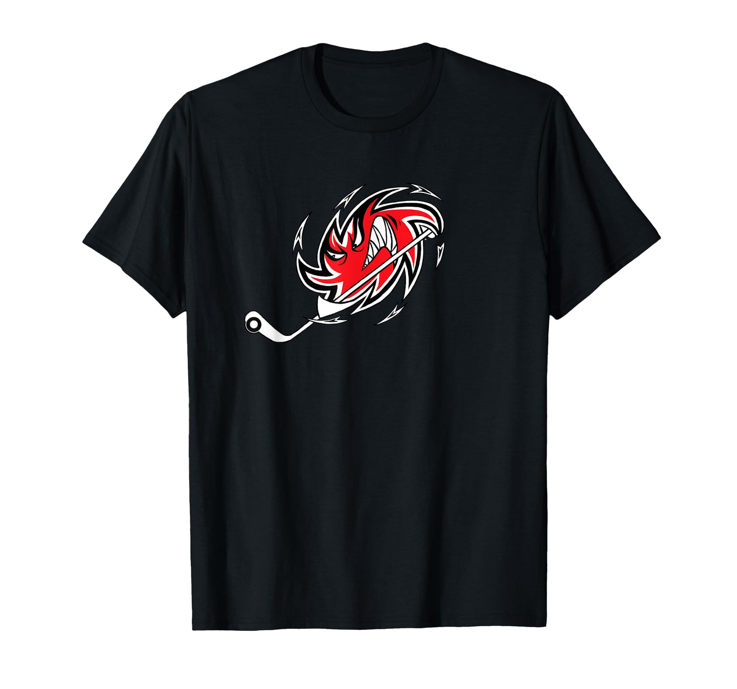 Monster Hurricane Storm Hockey Logo T-Shirt