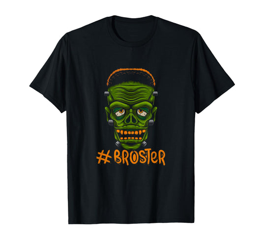 Monster Skull Broster Brother Halloween Costume Zombie T-Shirt