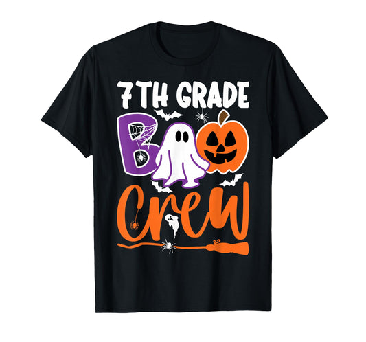 7th Grade Boo Crew Teacher Student Halloween Costume T-Shirt