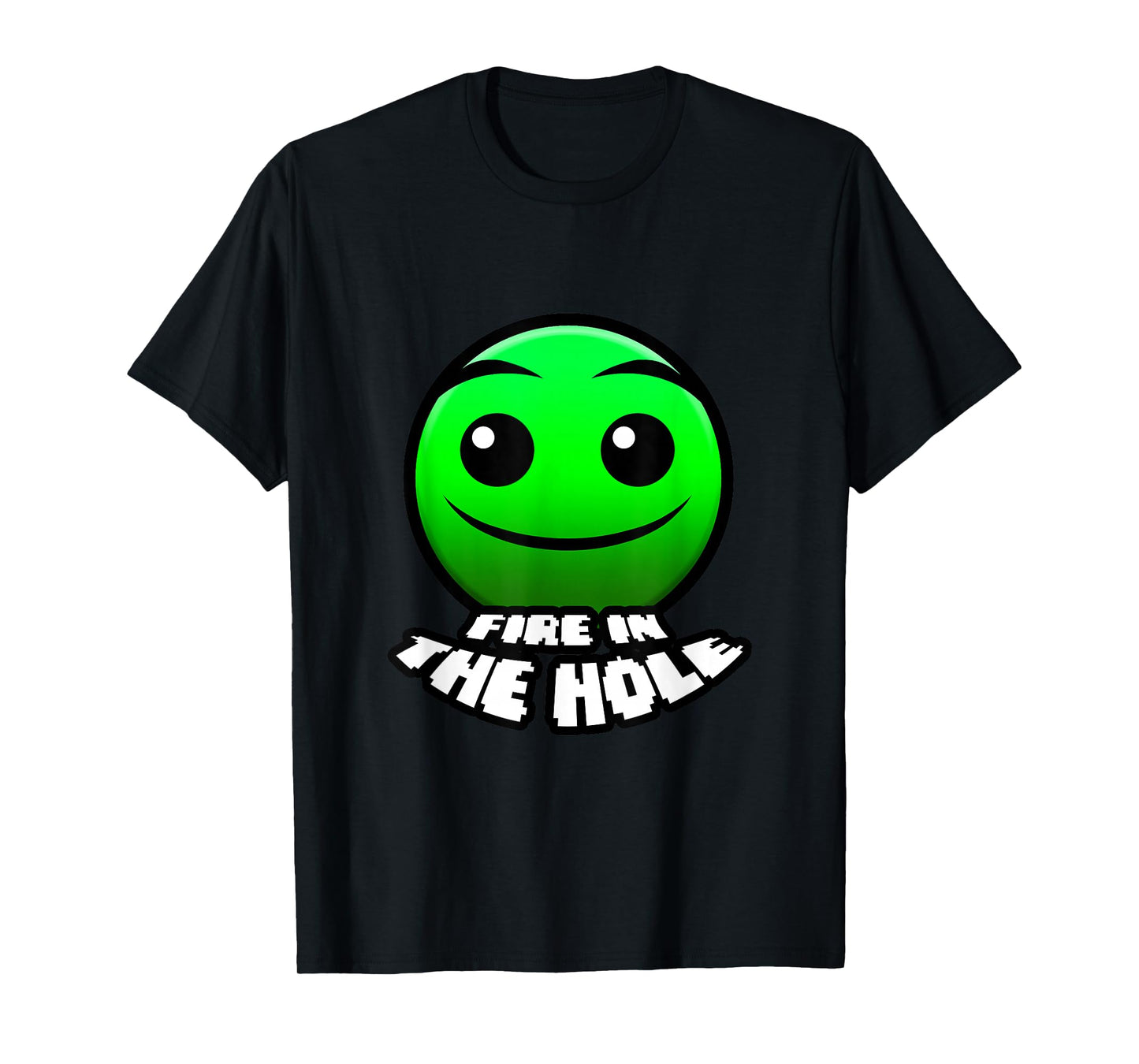 fire in The Hole,Dash Video Game, Geometry T-Shirt