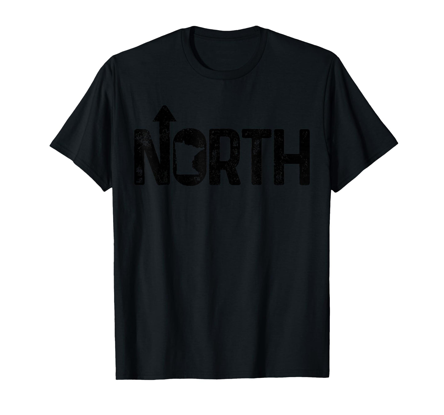 Minnesota Up North State Map Pride Gift T-Shirt