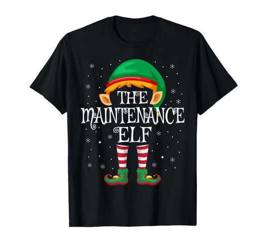 The Maintenance Elf Family Matching Group Christmas T-Shirt
