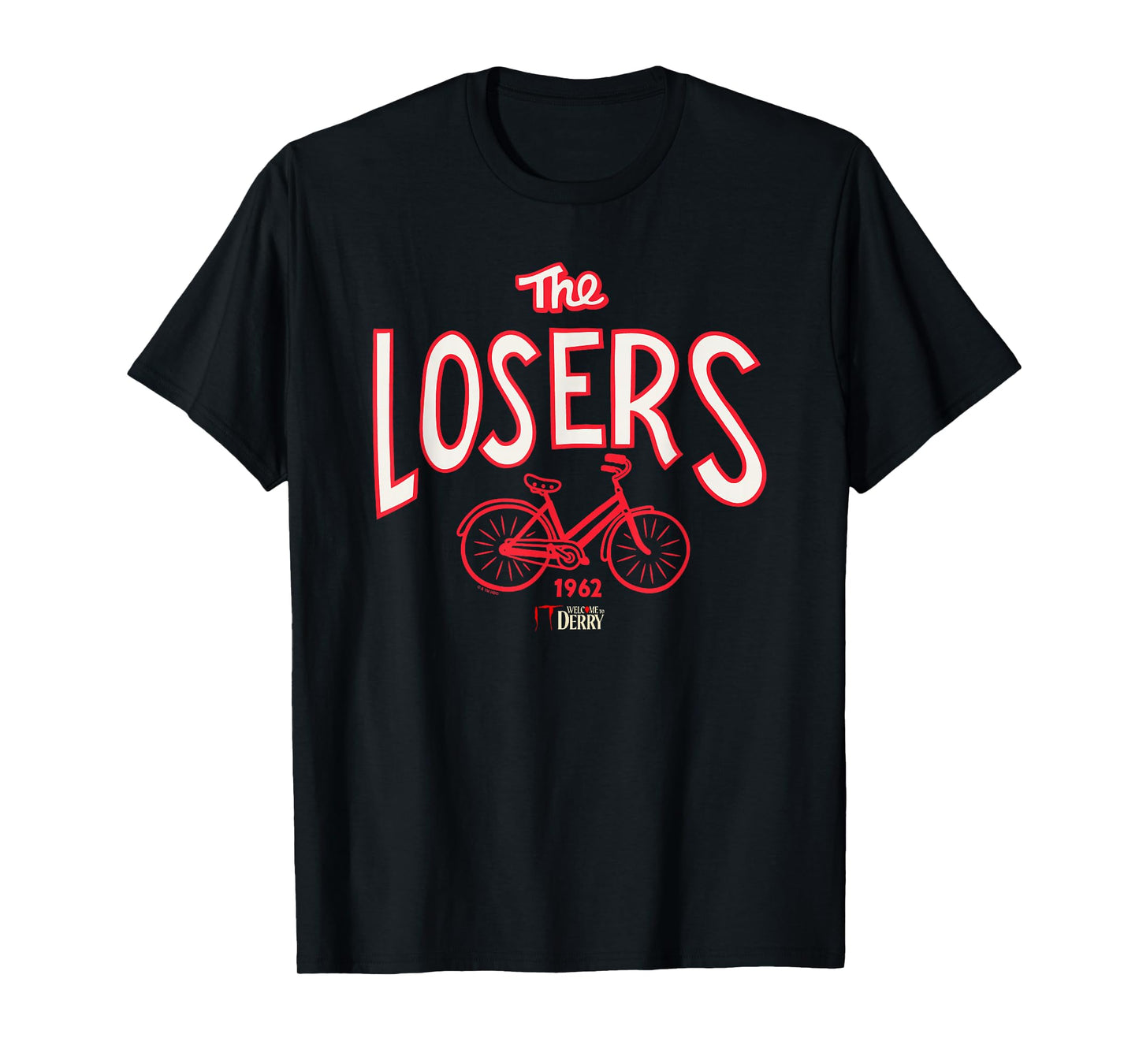 Welcome to Derry The Losers 1962 Red Bicycle Silhouette T-Shirt