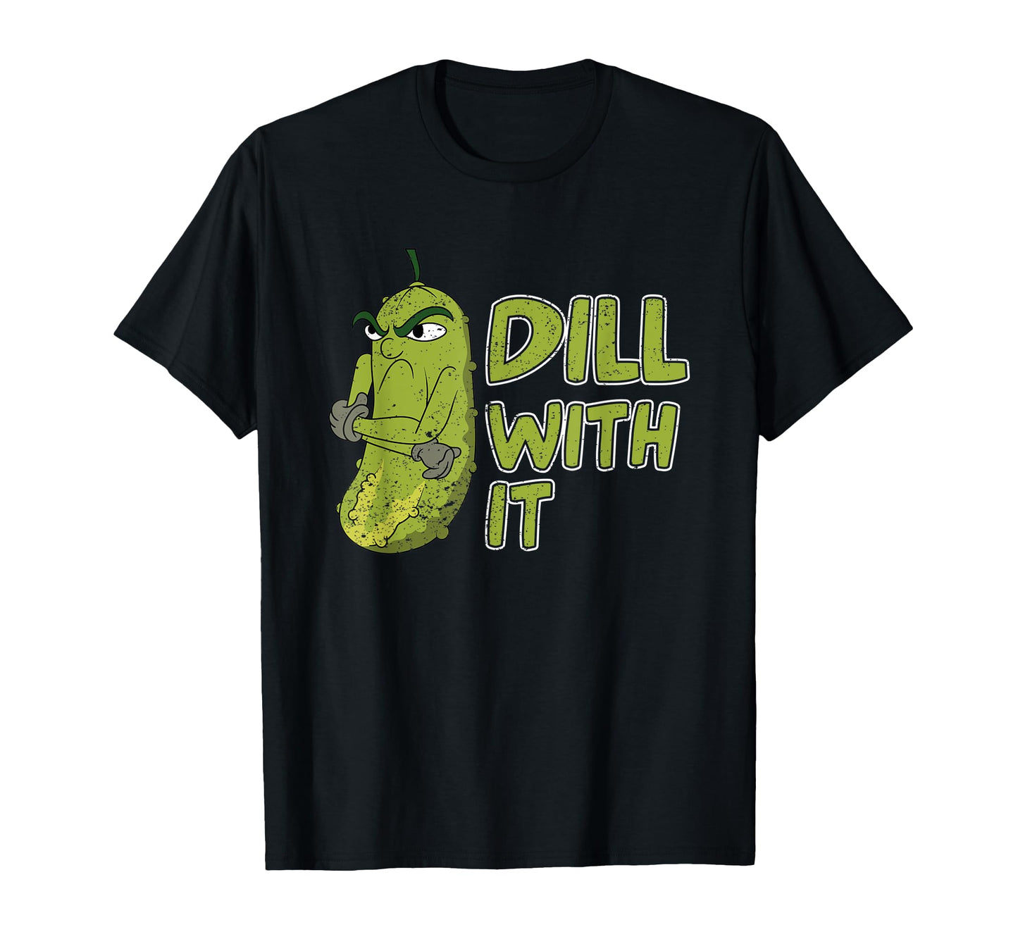 Funny Cucumber Dill With It Veggie Lover Vegetable Pickle T-Shirt