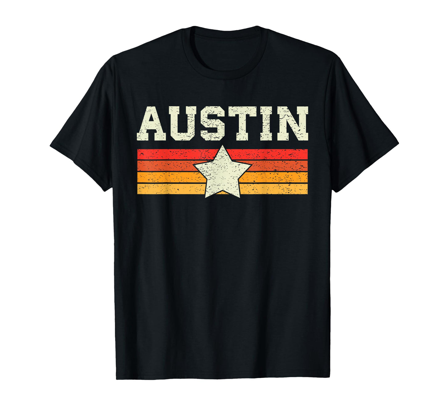 Austin Texas T-Shirt Retro Vintage Shirt Gift Men Women Kids T-Shirt