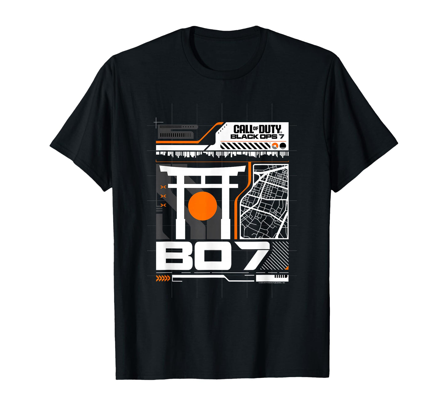 Call of Duty Black Ops 7 Modern Map FPS Video Game T-Shirt