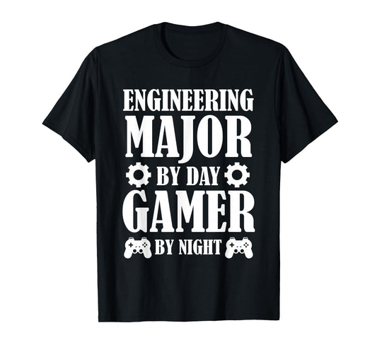 Funny Engineering Student Engineer Gamer Gifts for Men Women T-Shirt