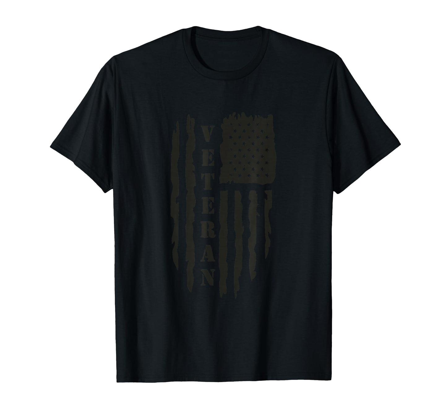 Veteran American Flag Memorial Day Patriotic Soldiers Army T-Shirt