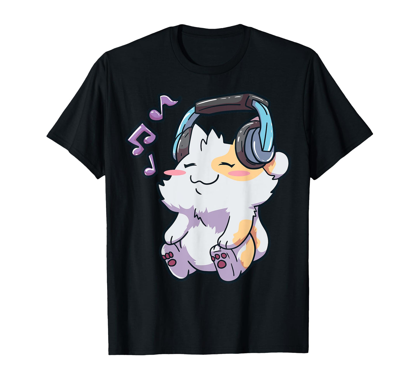 Anime Cat K-Pop Kawaii Neko T-Shirt for Men Women Girls Kids