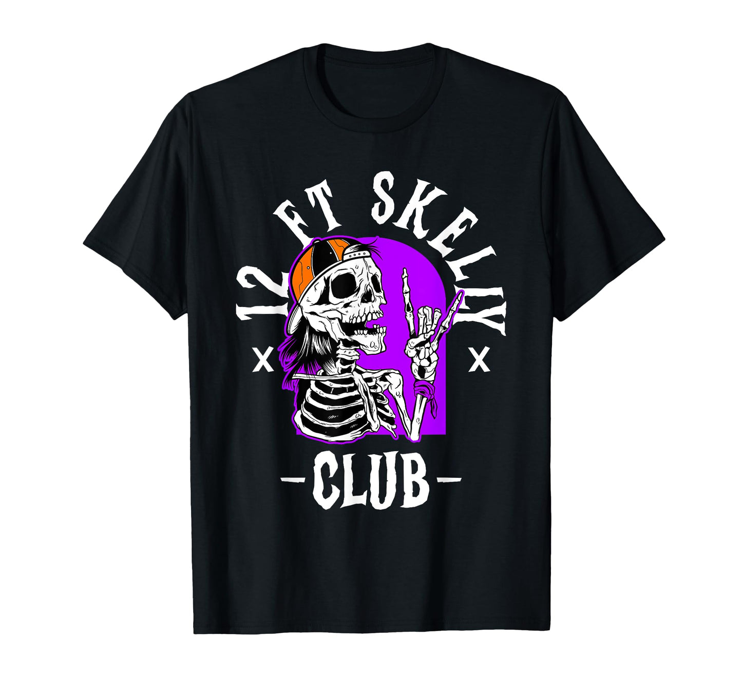 12 FT Skelly Club - Halloween 12 Foot Skeleton T-Shirt