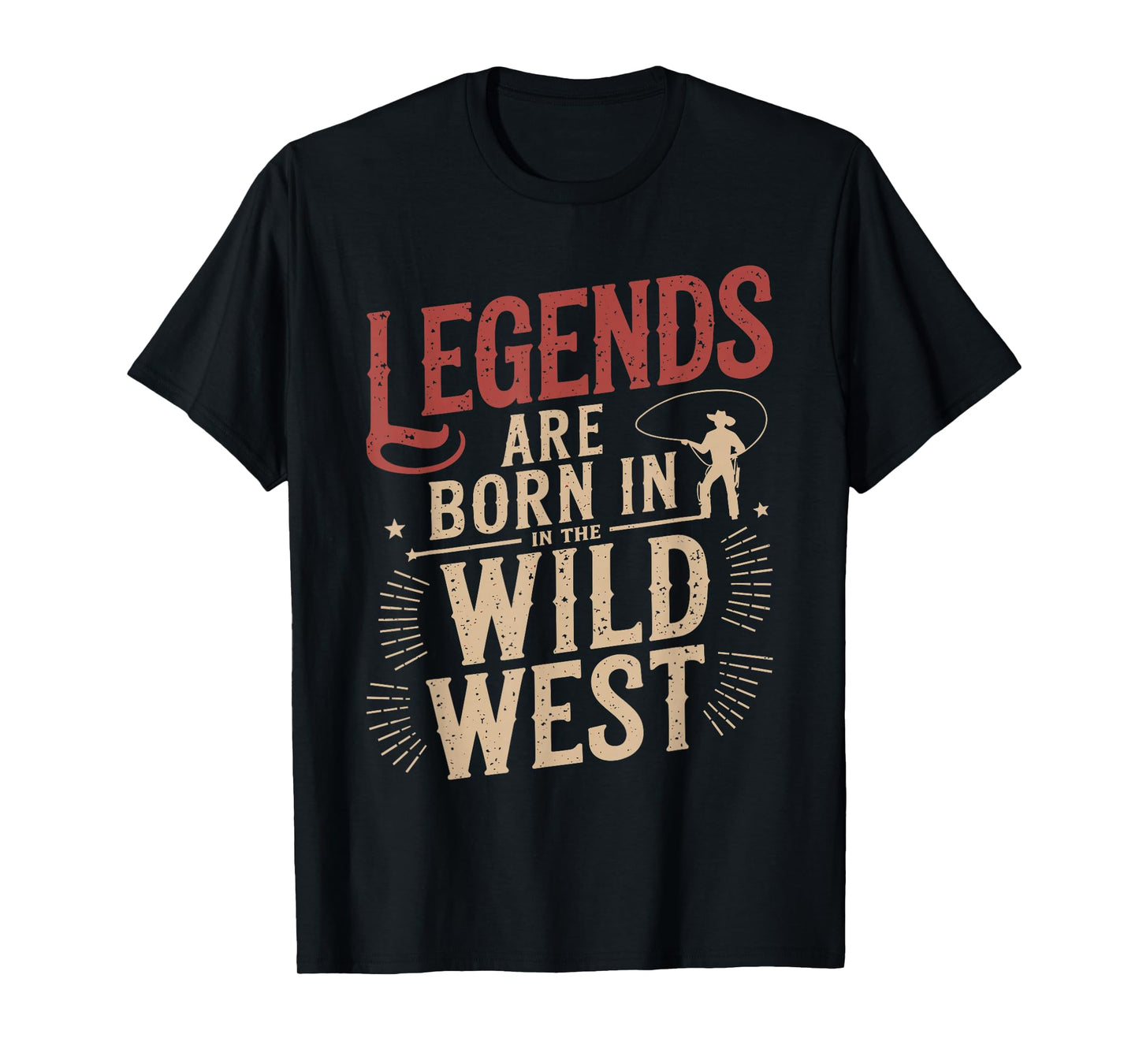 Old Western Film Fan Classic Cowboy Culture and Wild West T-Shirt