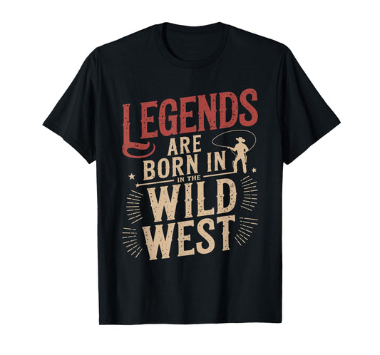 Old Western Film Fan Classic Cowboy Culture and Wild West T-Shirt