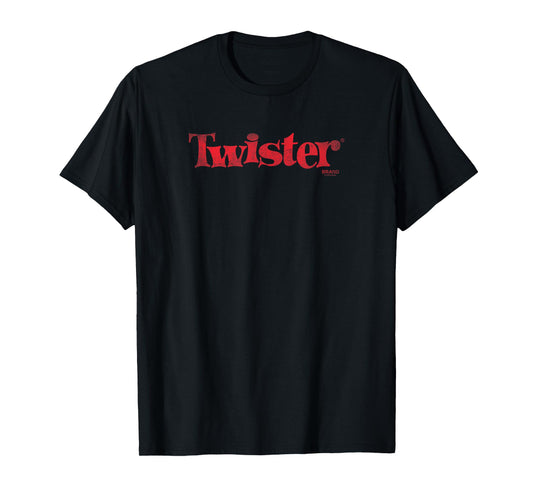 Twister Red Distressed Classic Logo T-Shirt