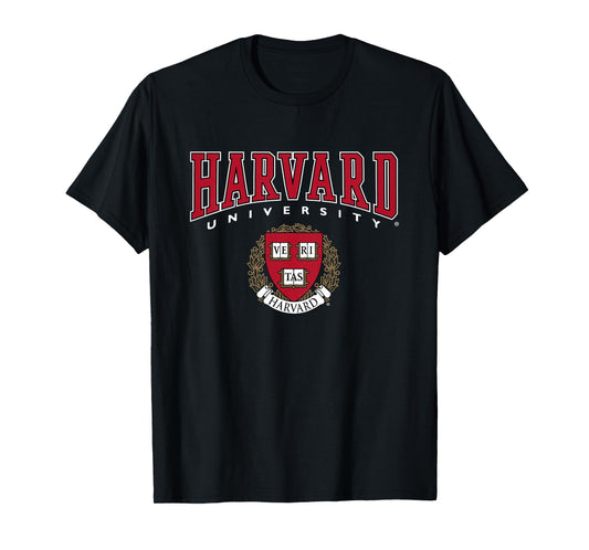 Harvard University Red Veritas Crest Kids T-Shirt