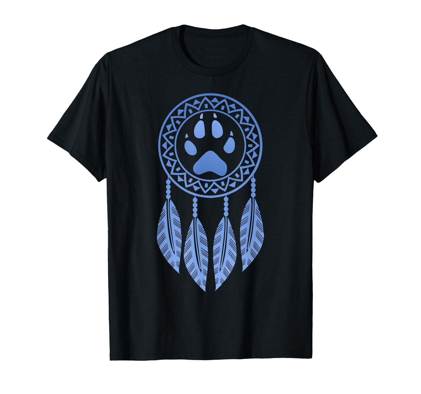 Wolf Paw Dreamcatcher Wolves Dream Catcher Vintage Graphic T-Shirt