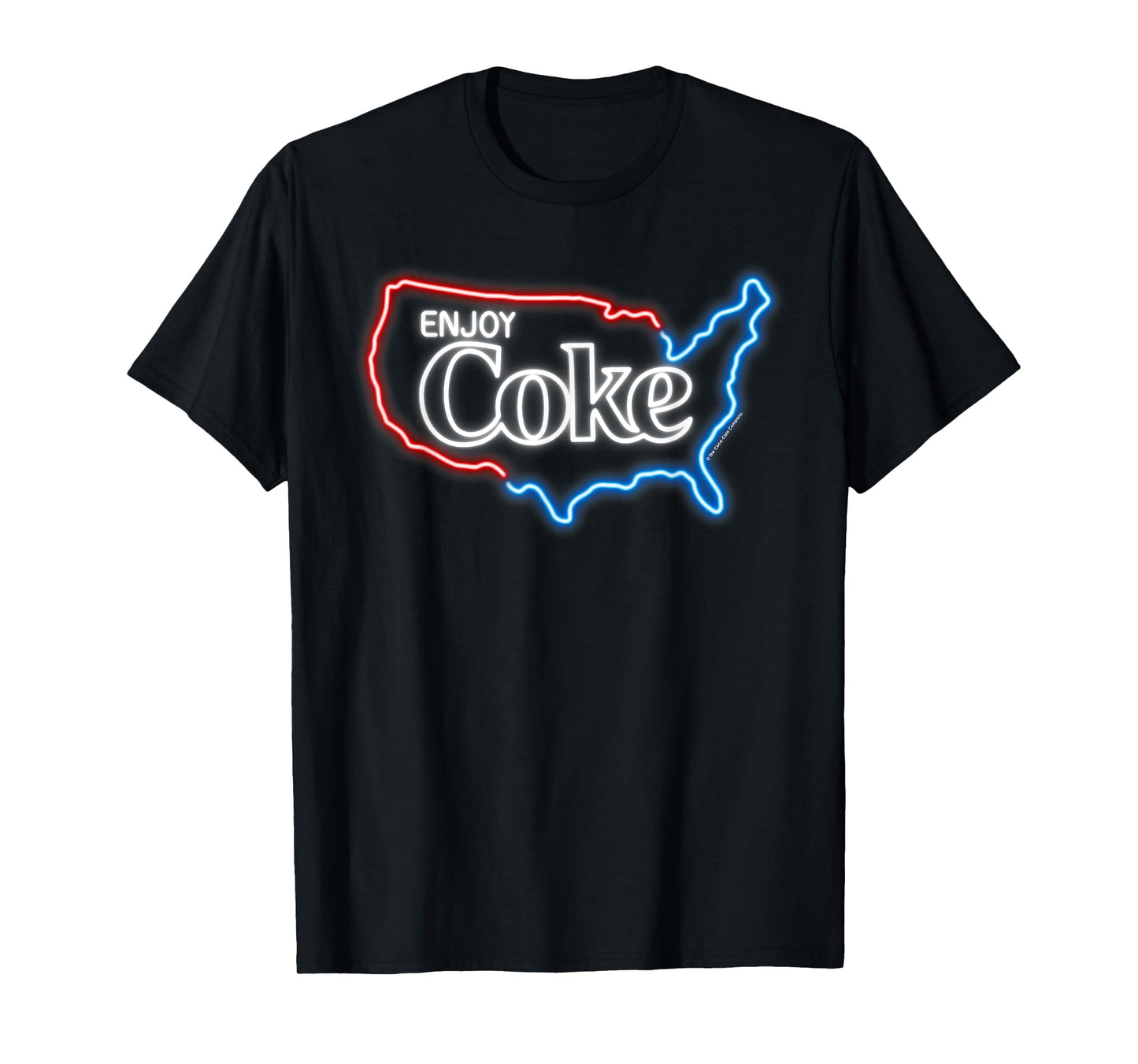 Coca Cola Enjoy Coke Neon USA T-Shirt