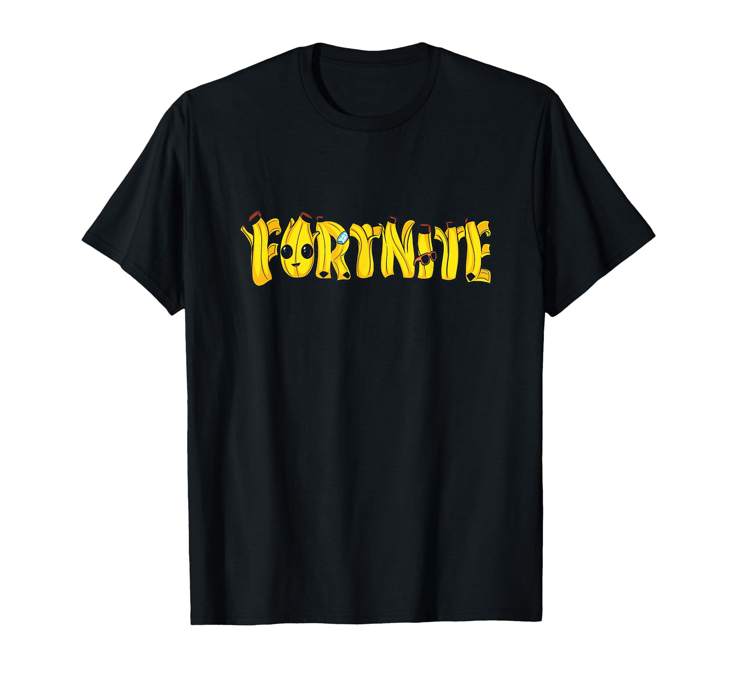 Fortnite Peely Stylized Logo T-Shirt