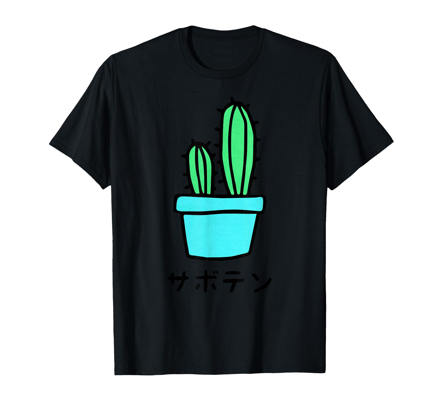 Japanese Art Shirt Harajuku Cactus Vaporwave Aesthetic T-Shirt