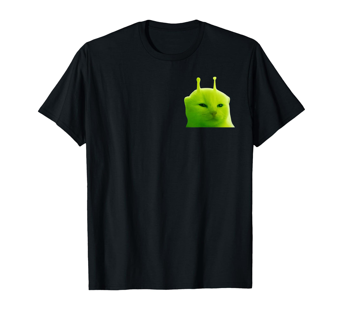Funny Alien Cat Meme Glerp Glorp Zep Zep T-Shirt