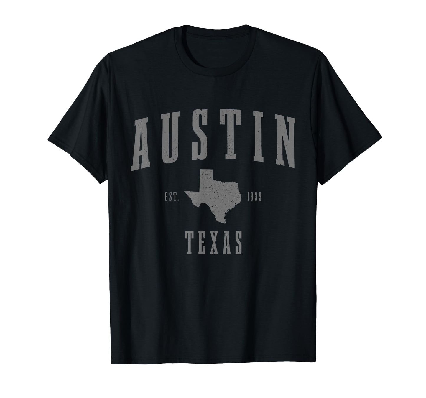 Austin Texas Pride State Map Sports Souvenirs T-Shirt