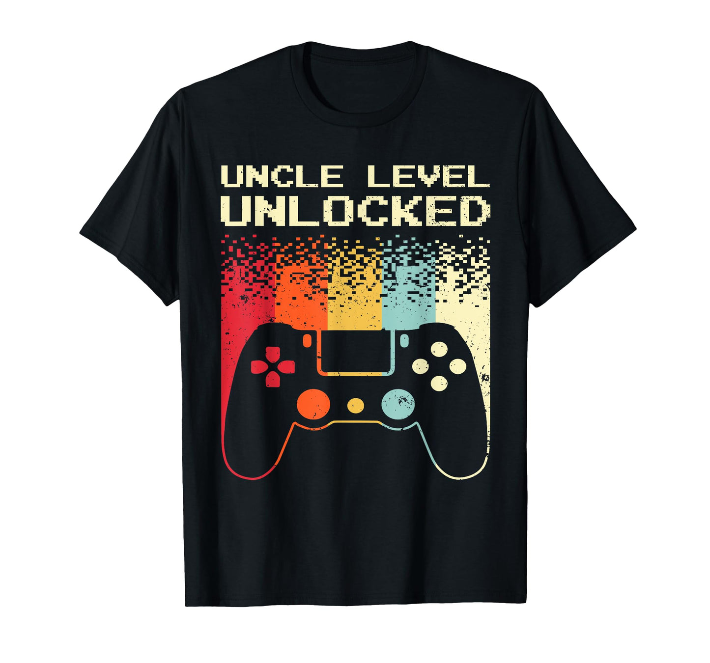 Gaming Uncle Art For Men Video Gamer First Time Uncle To Be T-Shirt, Small