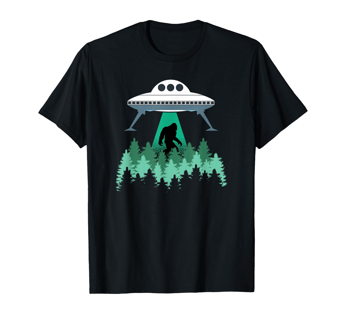 Bigfoot UFO Shirt Abduction Alien Conspiracy Gift T-Shirt