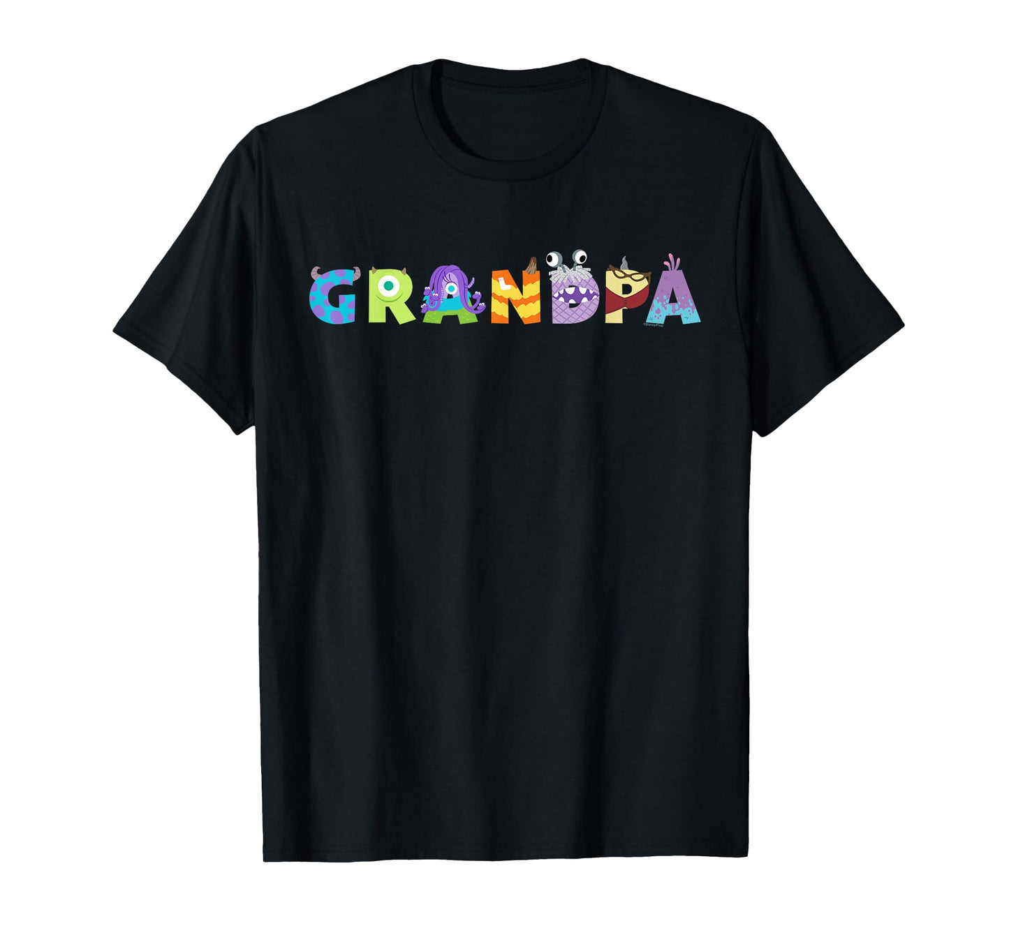 Disney & Pixar's Monsters, Inc. Grandpa Family Trip Vacation T-Shirt