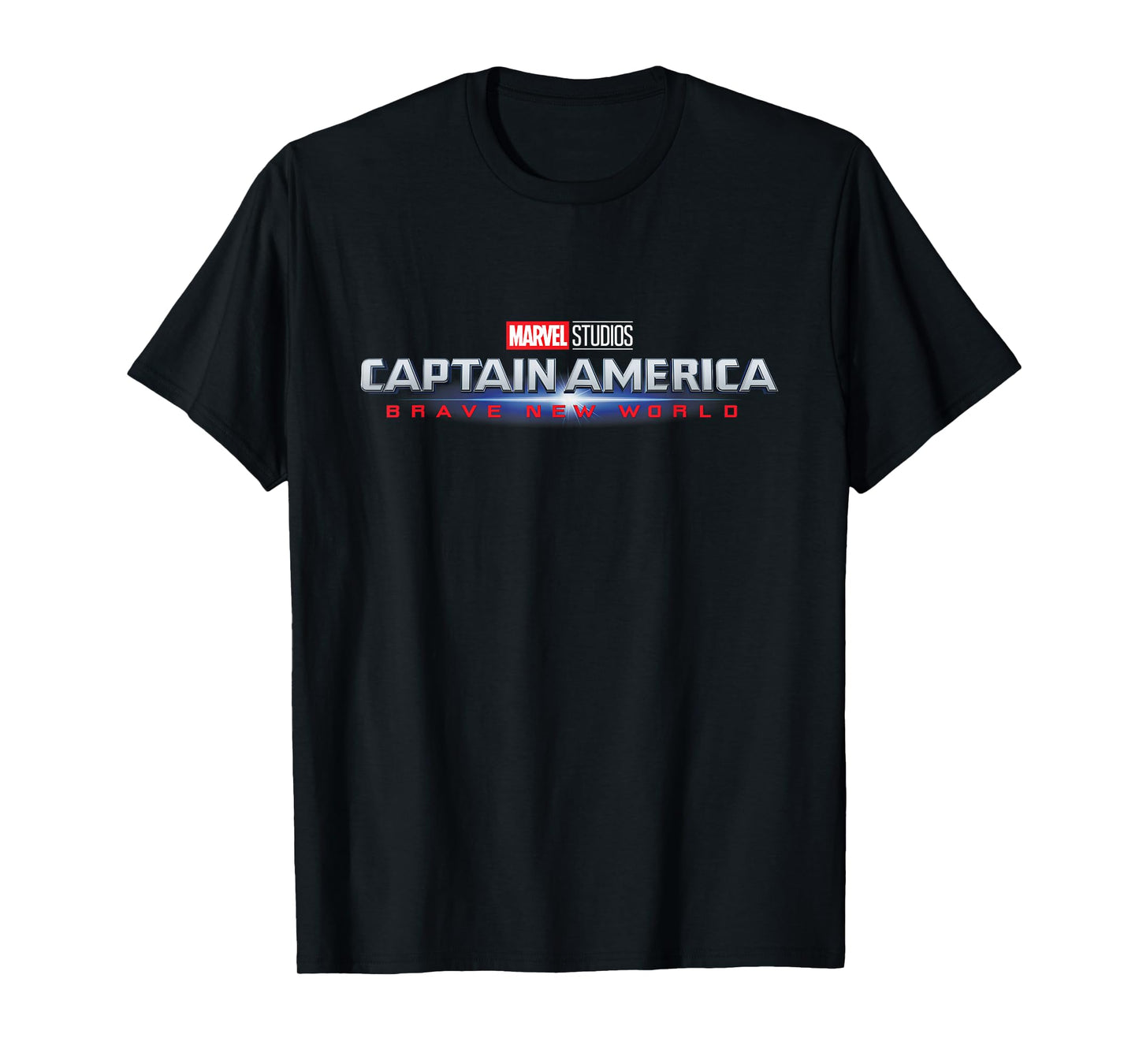 Marvel Studios Captain America: Brave New World Movie Logo T-Shirt