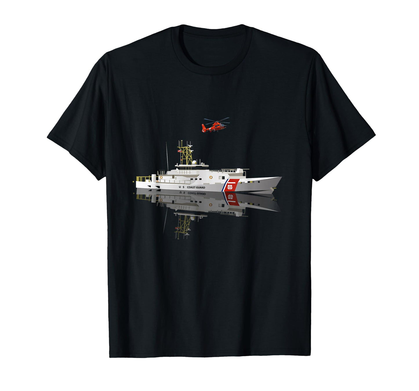 U.S Coastguard Coast Guard Veteran Flag USCG Veterans Day T-Shirt