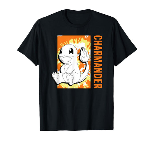 Pokémon - Tie Dye Charmander T-Shirt