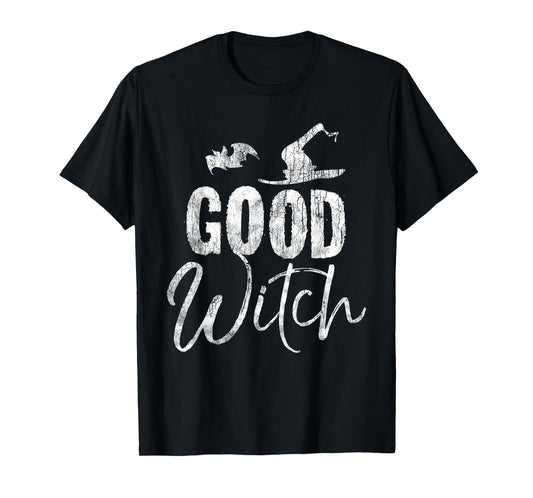 Good Witch T-Shirt Funny Halloween Party Couples Shirt