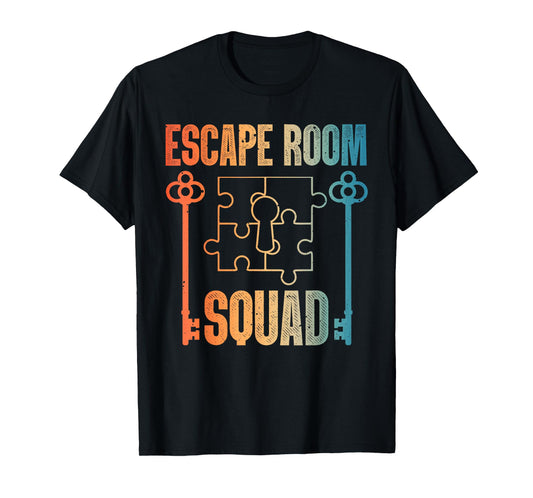 Funny Escape Room Art For Men Women Escape Game Escape Room T-Shirt