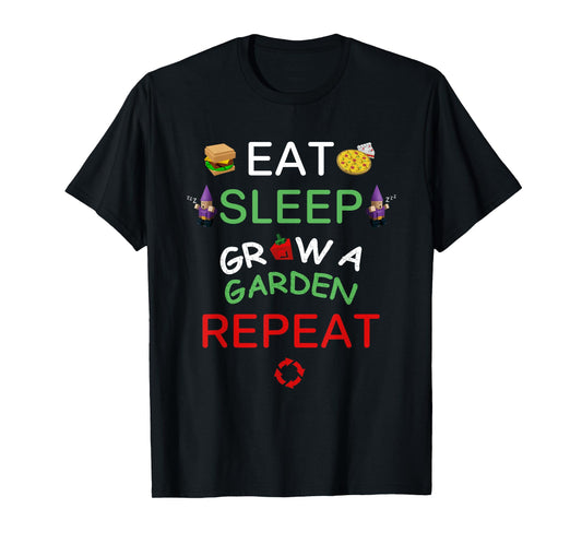 Eat Sleep Grow A Garden Repeat Player T-Shirt