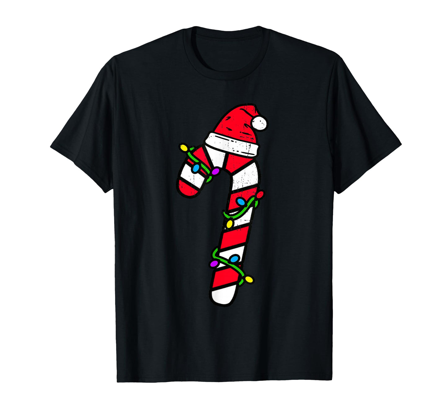 Candy Cane Crew Santa Funny Christmas 2025 Kids Boys Girls T-Shirt
