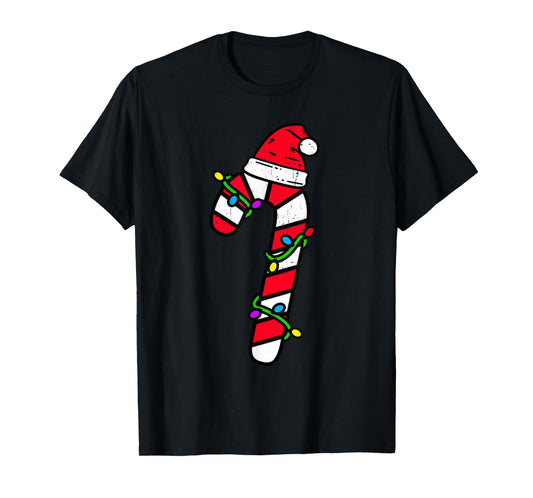 Candy Cane Crew Santa Funny Christmas 2025 Kids Boys Girls T-Shirt