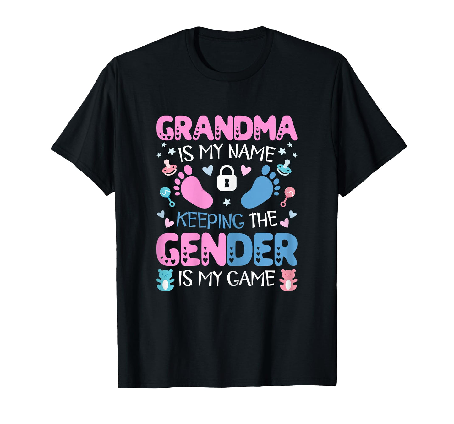 Grandma Gender Keeper Of The Gender Reveal Outfit Grandma T-Shirt