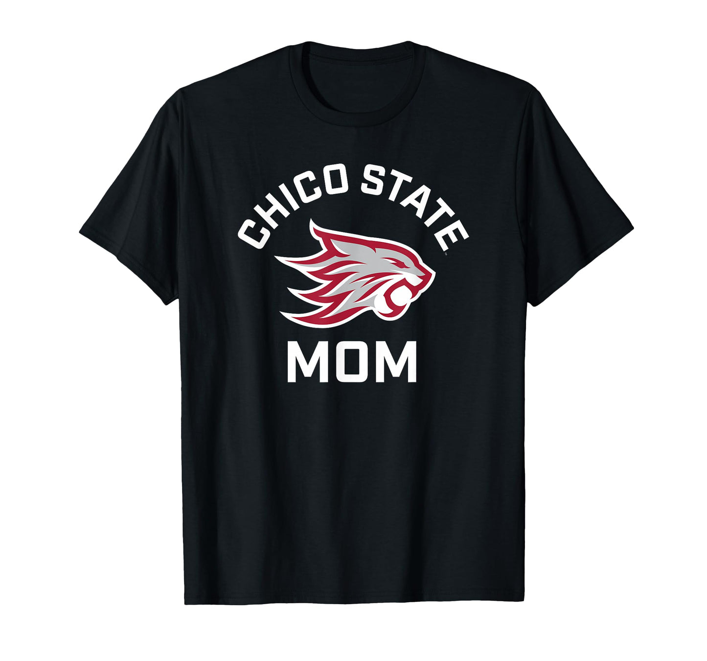 Chico State Wildcats Arched Mom T-Shirt