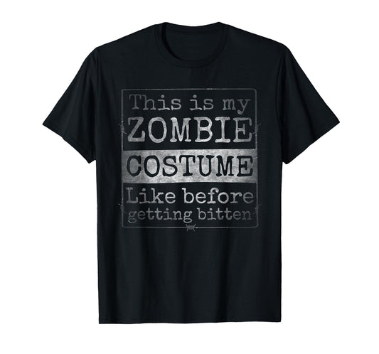 This is My Zombie Costume Funny Lazy Halloween My Costume T-Shirt