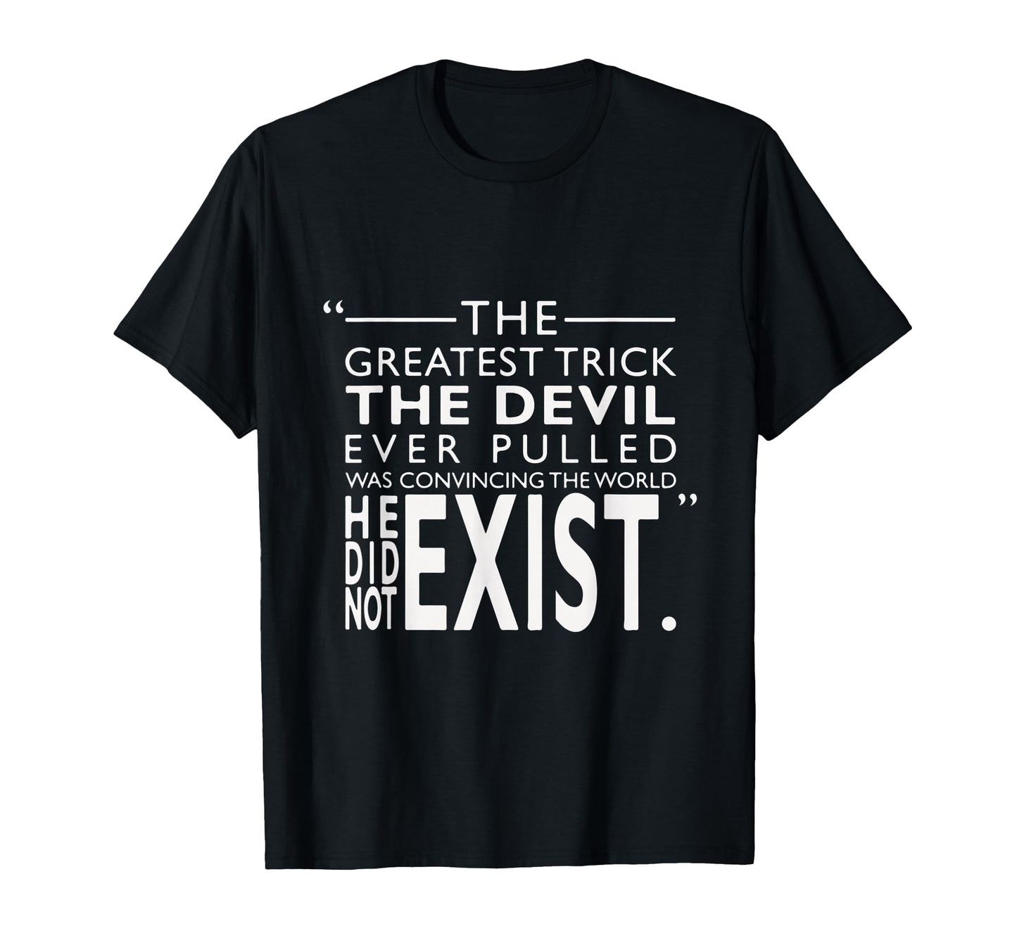 quote by the devil from the usual suspects T-Shirt