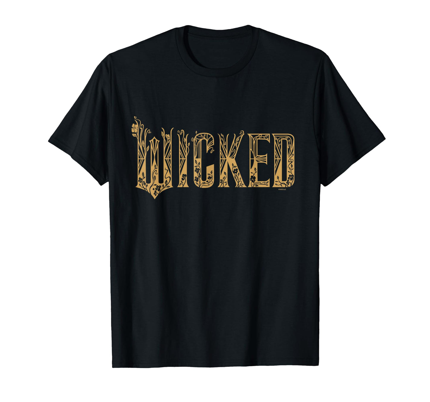 Wicked: for Good Gold Glam Logo T-Shirt