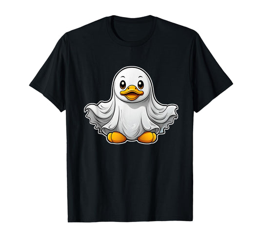 Spooky Ghost Rubber Duck, Halloween Rubber Duckie T-Shirt