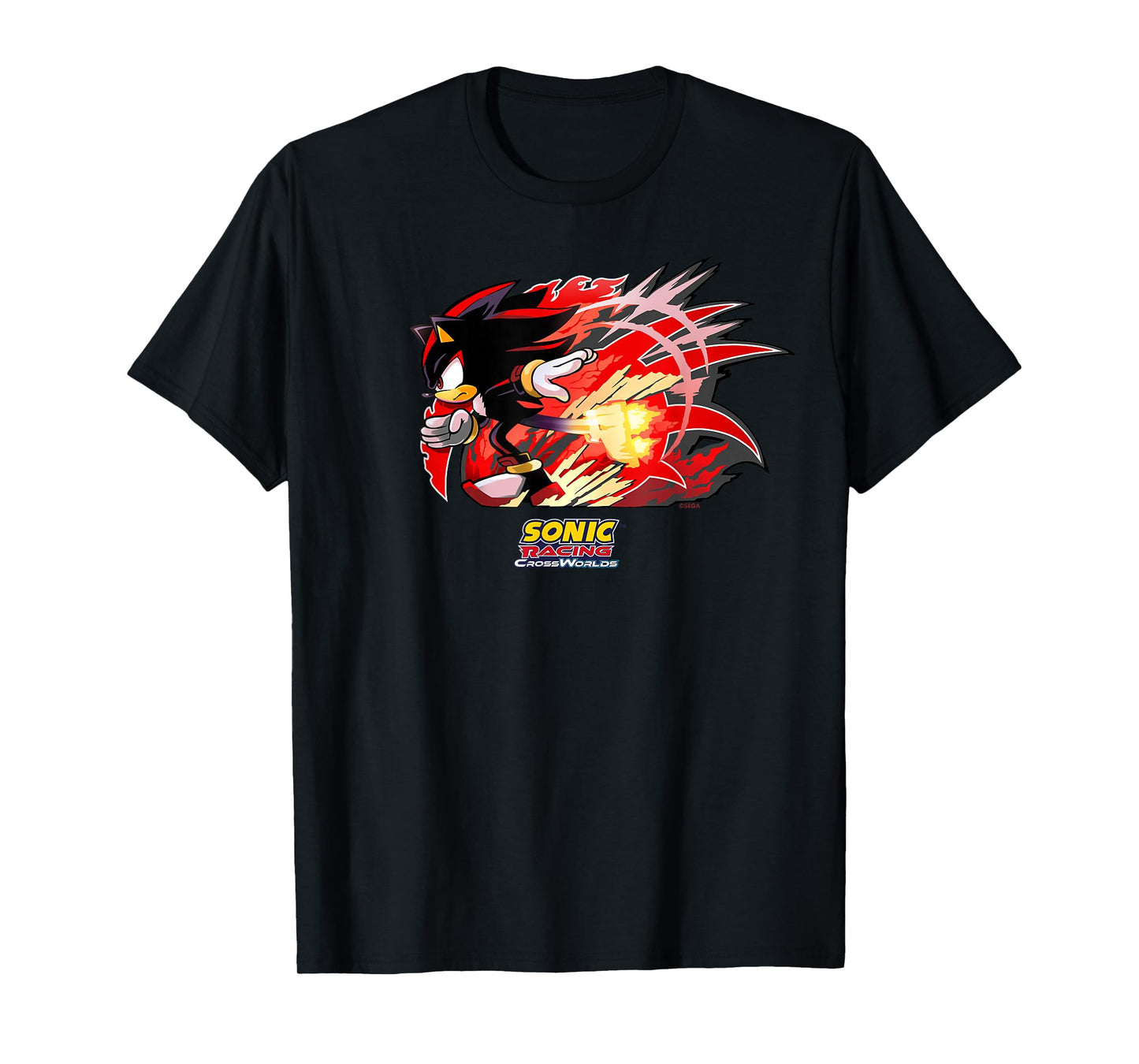 Sonic Racing CrossWorlds - Shadow Decal T-Shirt
