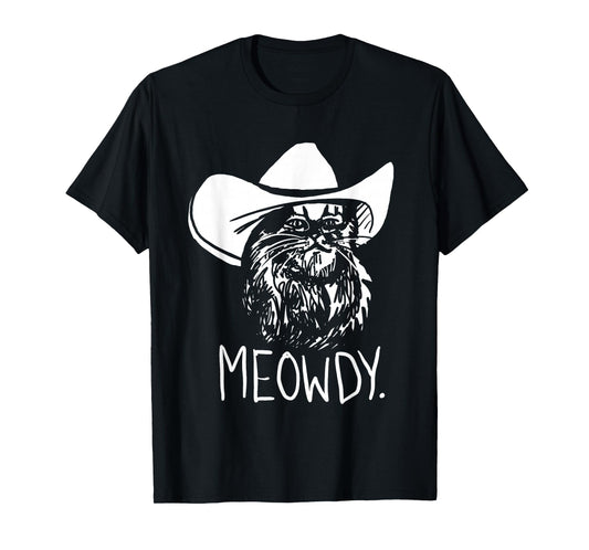 Meowdy Texas Cat Meme T-Shirt