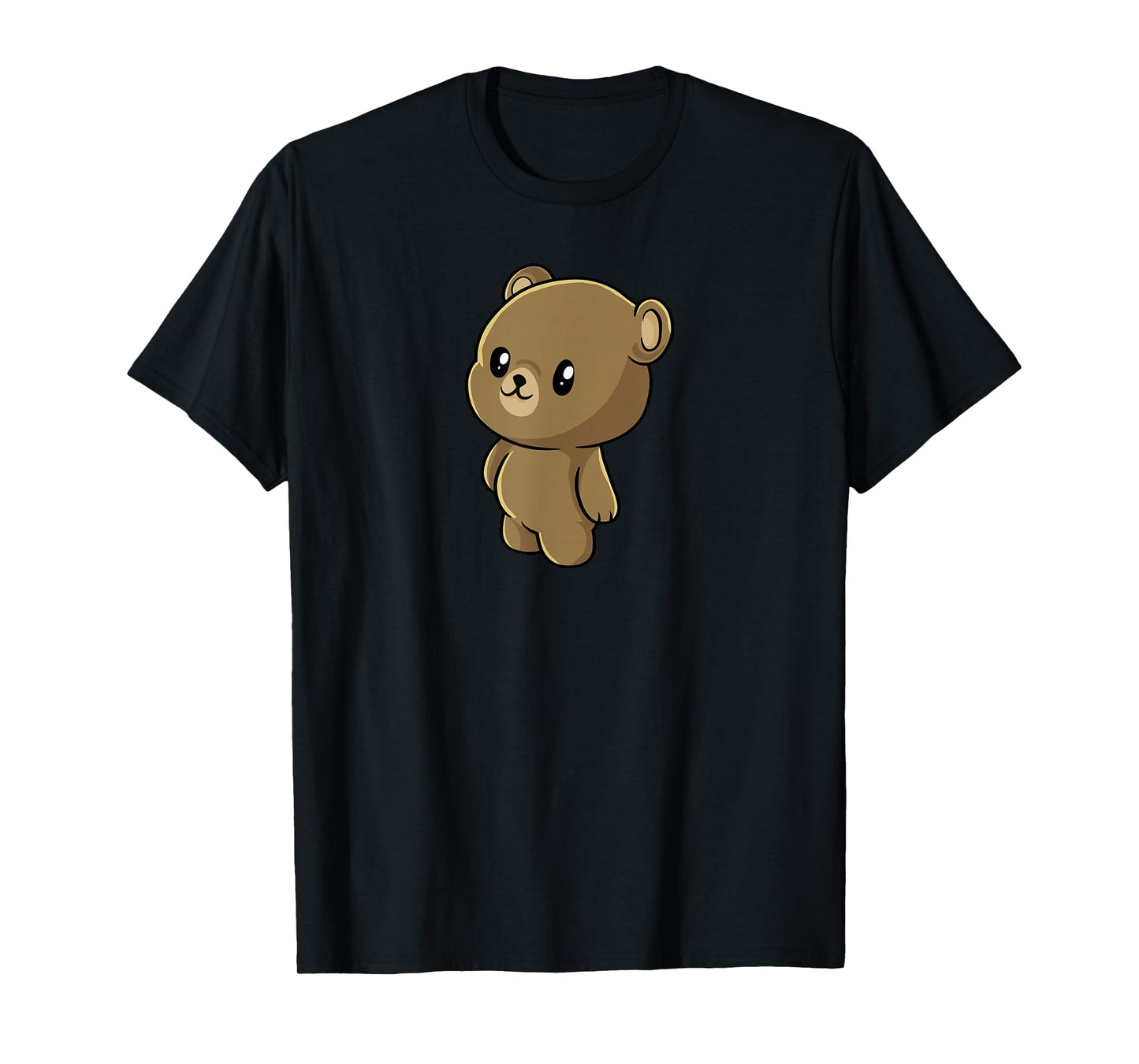 Kawaii Brown Bear Gift - Anime Grizzly Bear T-Shirt