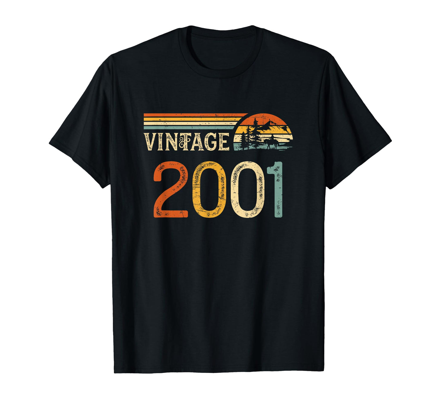 Vintage Made in 2001 - 24th Birthday 24 years old Men Women T-Shirt