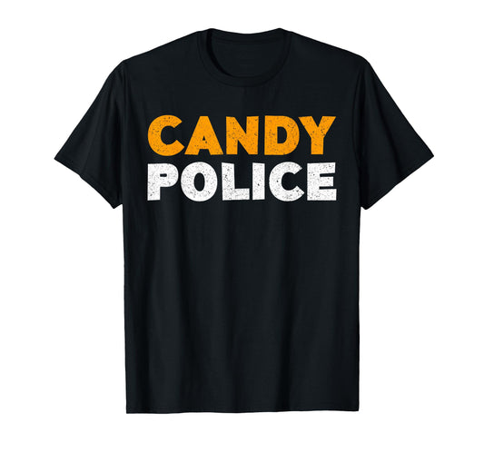 Candy Police Shirt Adult Men Women Kids Halloween T-Shirt