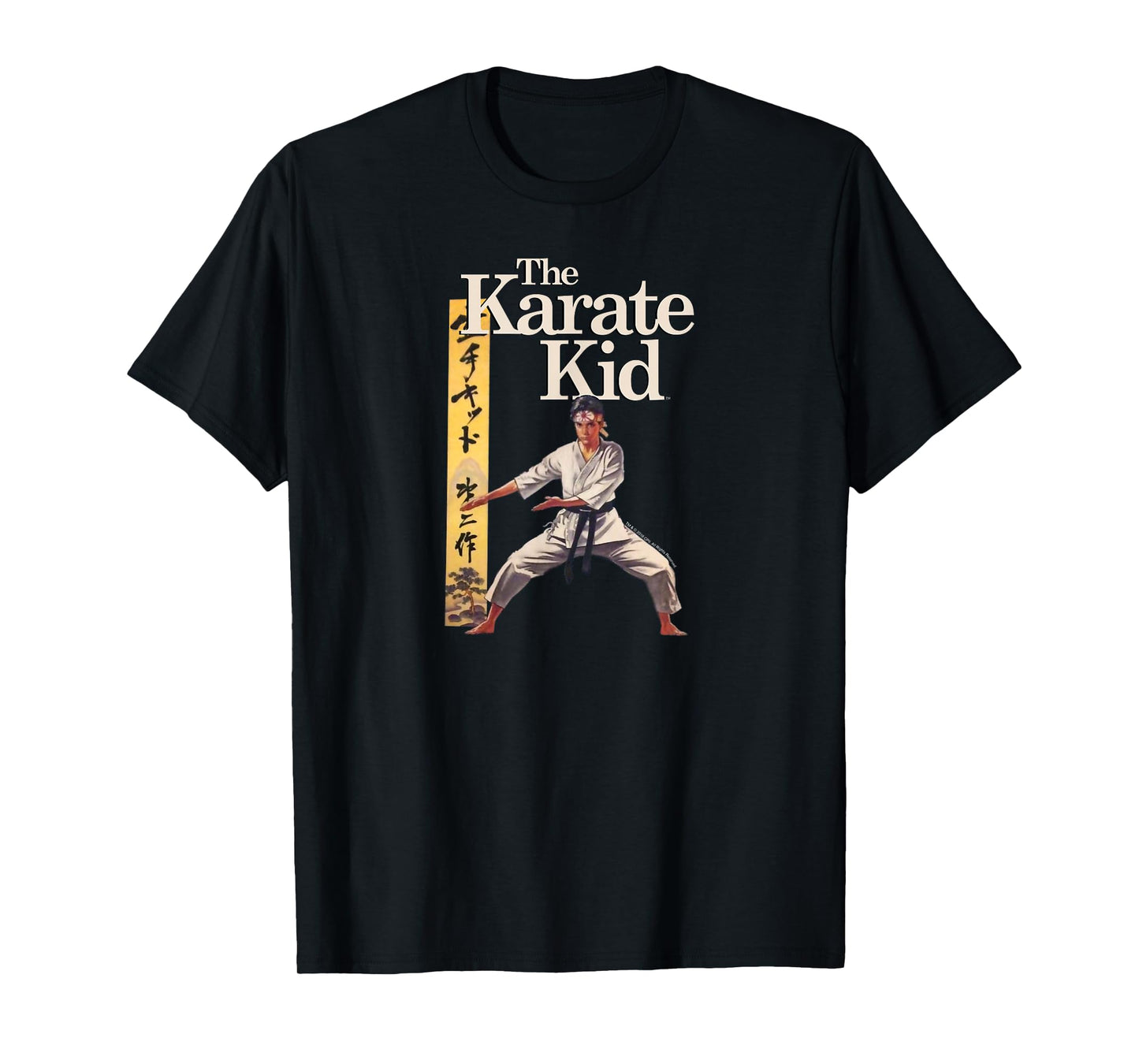 The Karate Kid Chop Vintage Painted Poster Movie T-Shirt