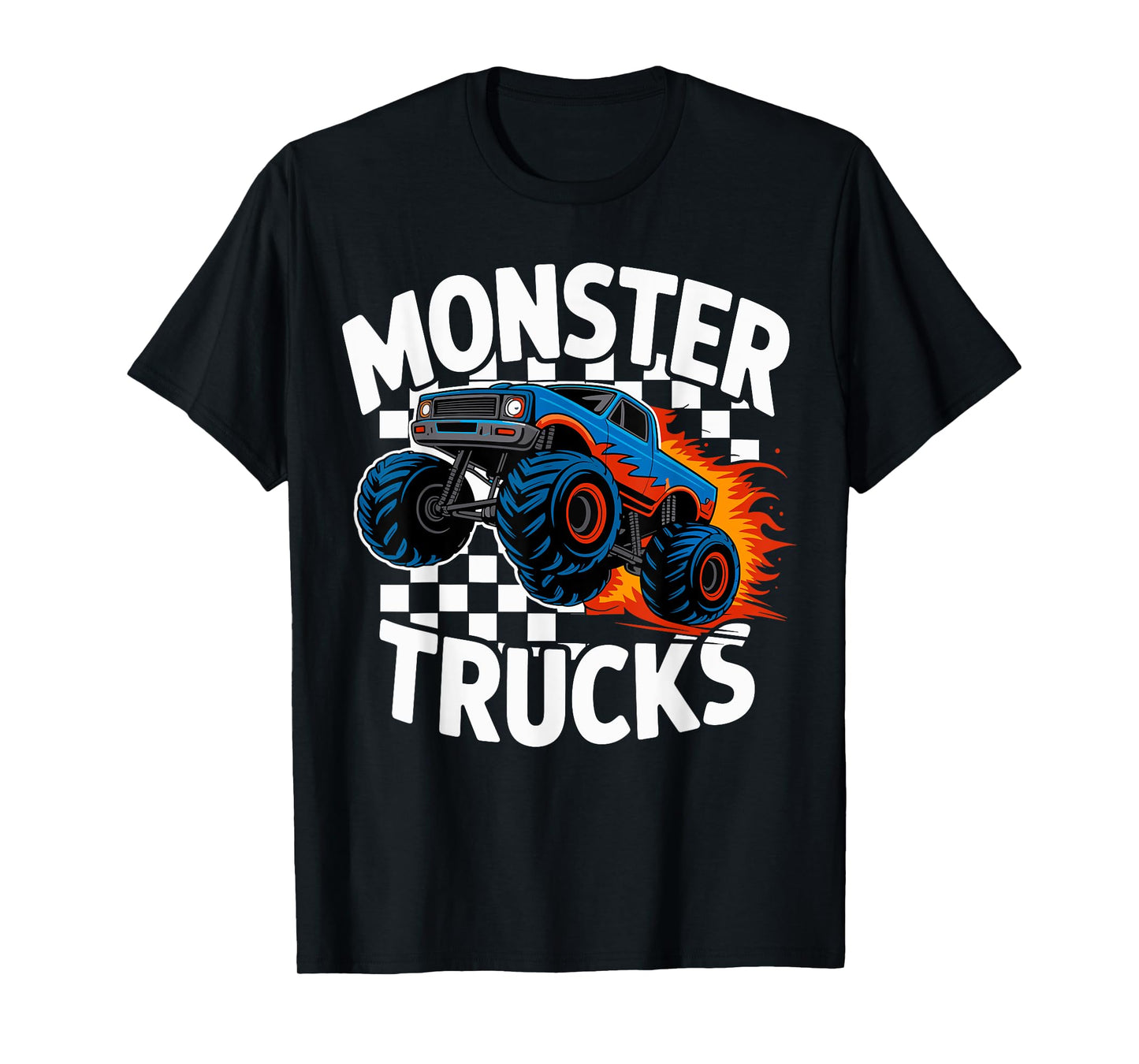 Monster Truck Birthday Party Retro Vintage Monster Trucks T-Shirt