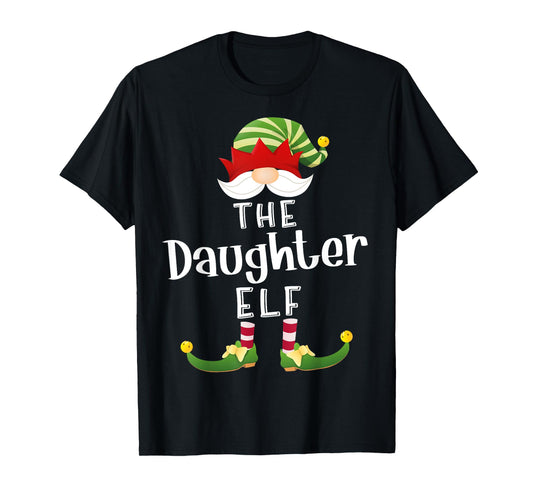 Daughter Elf Group Christmas Funny Pajama Party T-Shirt