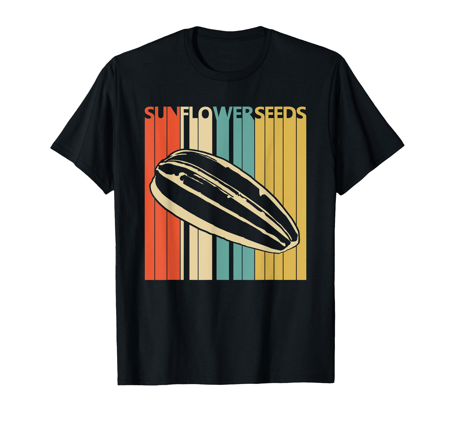Vintage Retro Sunflower Seeds T-shirt